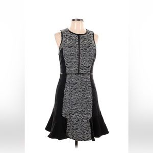 Rebecca Taylor Color Block Tweed Dress
